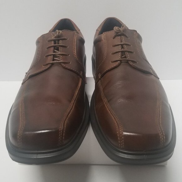 Ecco Men's 'Helsinki' Bike Toe Lace Dress Shoe in Cocoa Brown - Picture 7 of 14